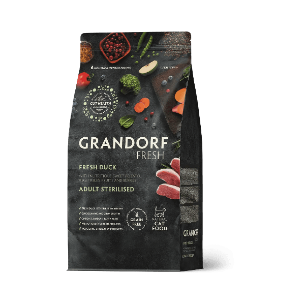 프레쉬 오리&고구마 스테럴라이즈드 어덜트&시니어 캣